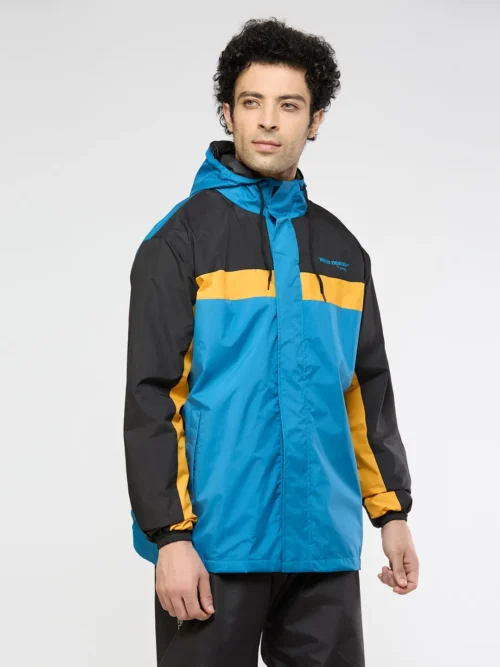 Water Fighter Men’s Waterproof Hooded Raincoat(WF506)