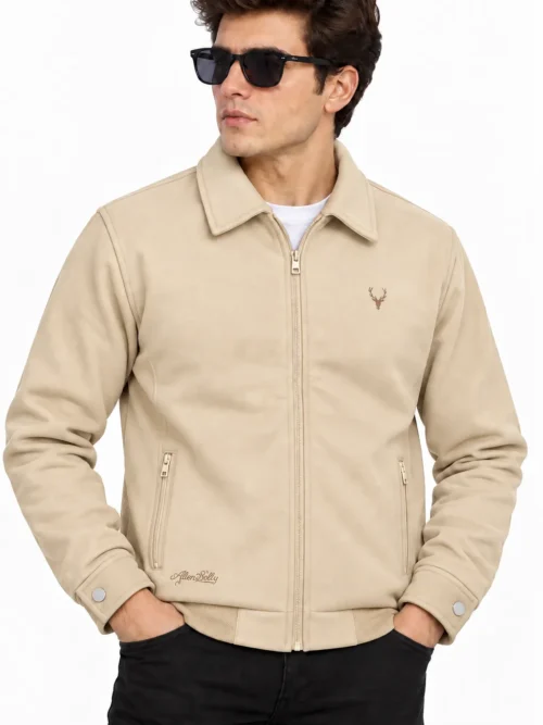 Full Sleeve Zipper Jacket with Shirt Collar & Pockets  BS_27025