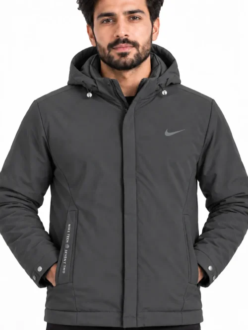 Men’s Charcoal Grey premium  Winter Jacket   BS_3607