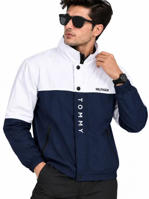 Men's Navy Blue Winter Windcheater Jacket  (TOMMY HILFIGER)