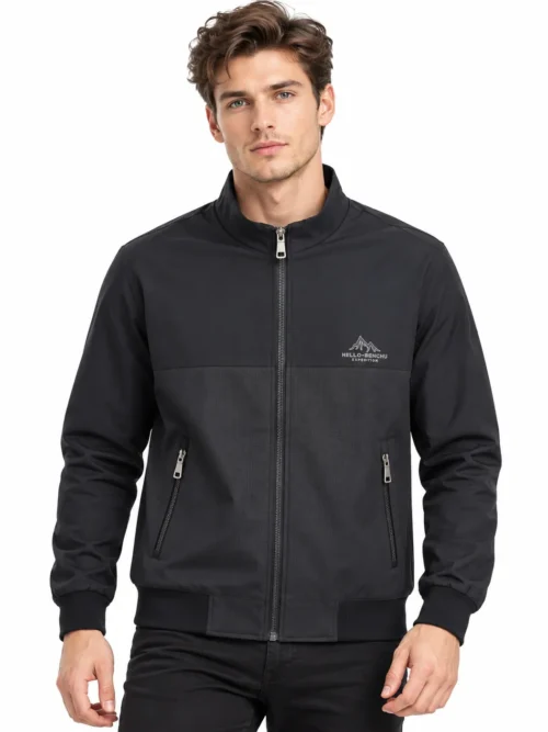 Men's Black Winter Jacket With Full Sleeve  NWE 917