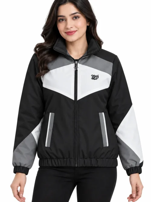 Premium Black Winter Jacket for Women  BB 8500
