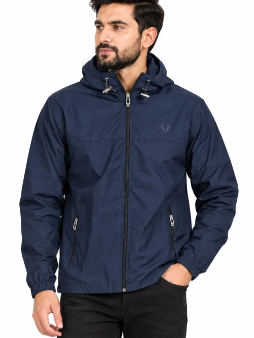 Navy Blue winter jacket with Full Zip For Men  GD 4950