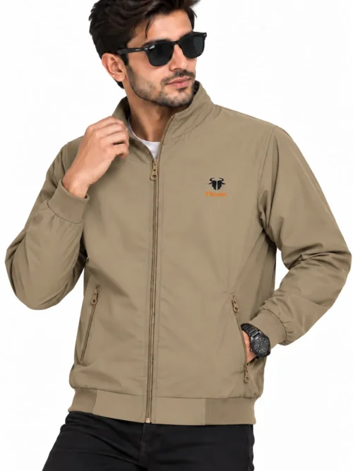 Men's Premium Beige Winter Jacket  HP 795