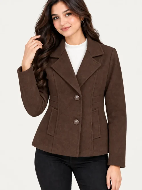 premium coffee winter jacket for women AK 791702