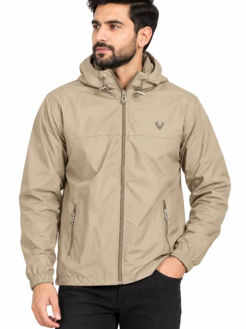 stylish Light Beige Winter Jacket for Men GD 4950