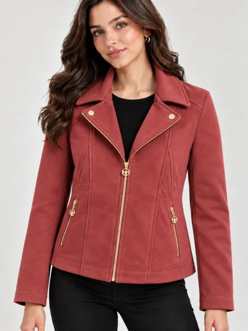 Premium stylish maroon winter jacket for women AK 95151