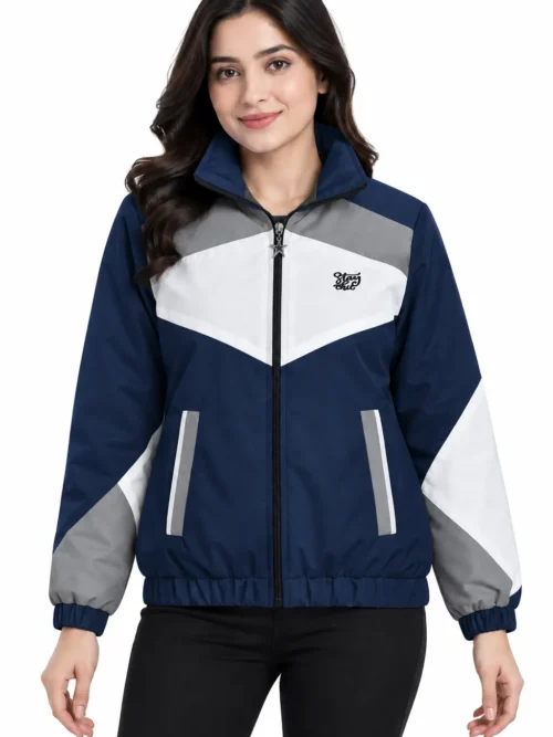 Women’s Premium Navy Blue Winter Jacket  BB 8500
