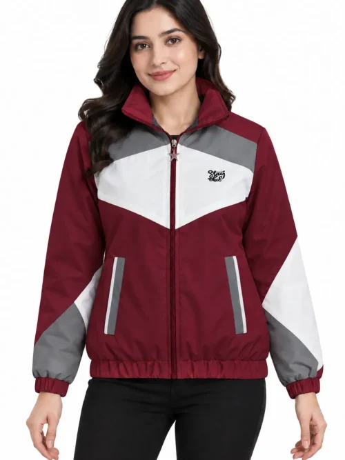 Maroon Premium Winter Jacket for Women BB 8500
